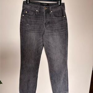 Liverpool Charcoal Straight Jeans